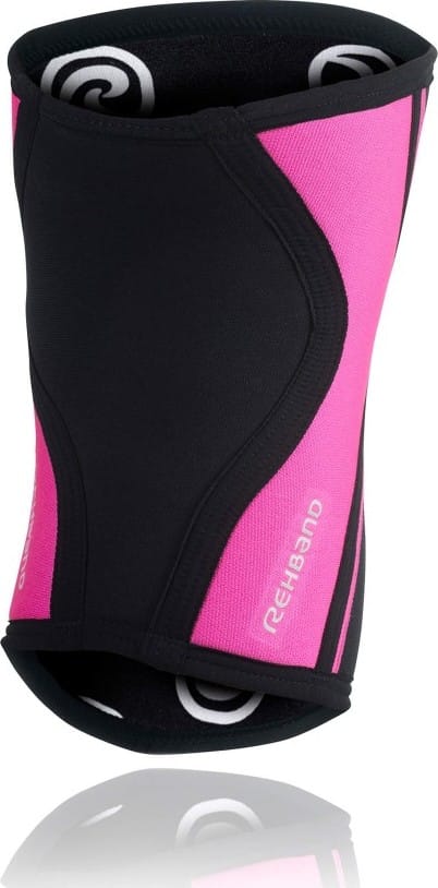 Rehband Rx Knee-Sleeve 5mm Black/Pink Rehband