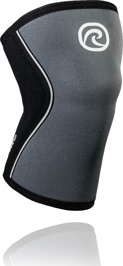 Rehband Rx Knee-Sleeve 5mm Black/Steel Grey Rehband