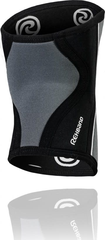 Rehband Rx Knee-Sleeve 5mm Black/Steel Grey Rehband