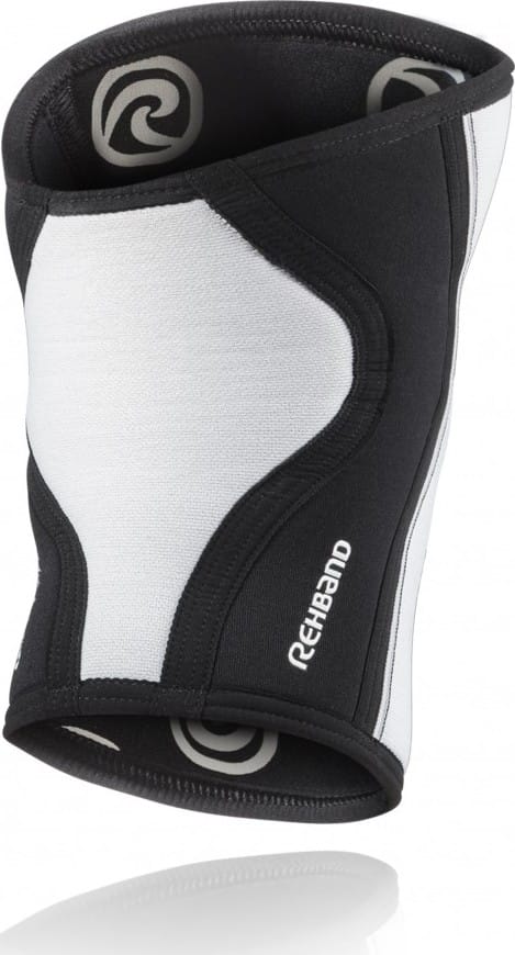 Rehband Rx Knee-Sleeve 5mm Black/White Rehband