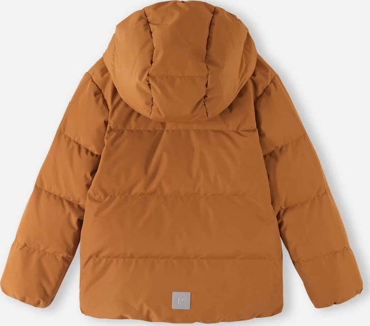 Kids' Down Jacket Paimio Cinnamon Brown Reima