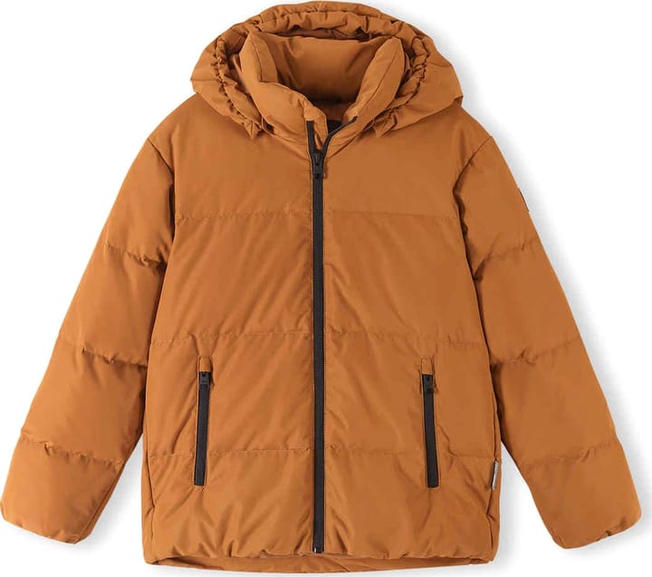 Kids' Down Jacket Paimio Cinnamon Brown Reima