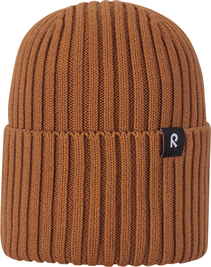 Reima Kids' Organic Cotton Beanie Hattara Cinnamon Brown Reima