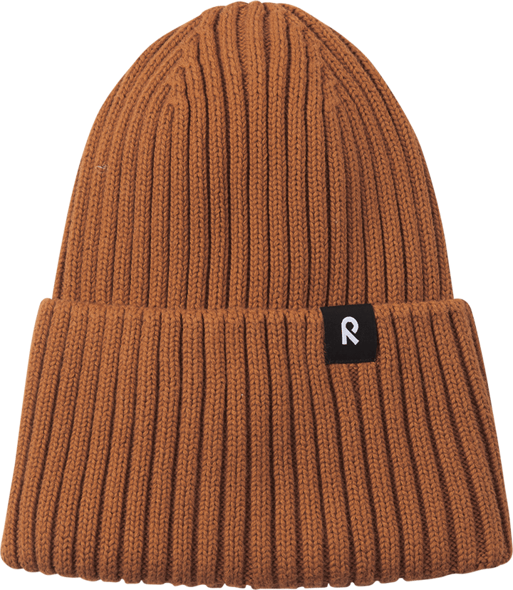 Reima Kids' Organic Cotton Beanie Hattara Cinnamon Brown Reima