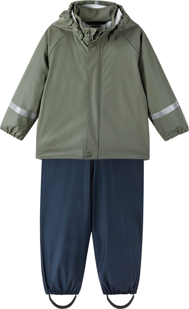 Reima Kids' Rain Outfit Tihku Greyish Green Reima