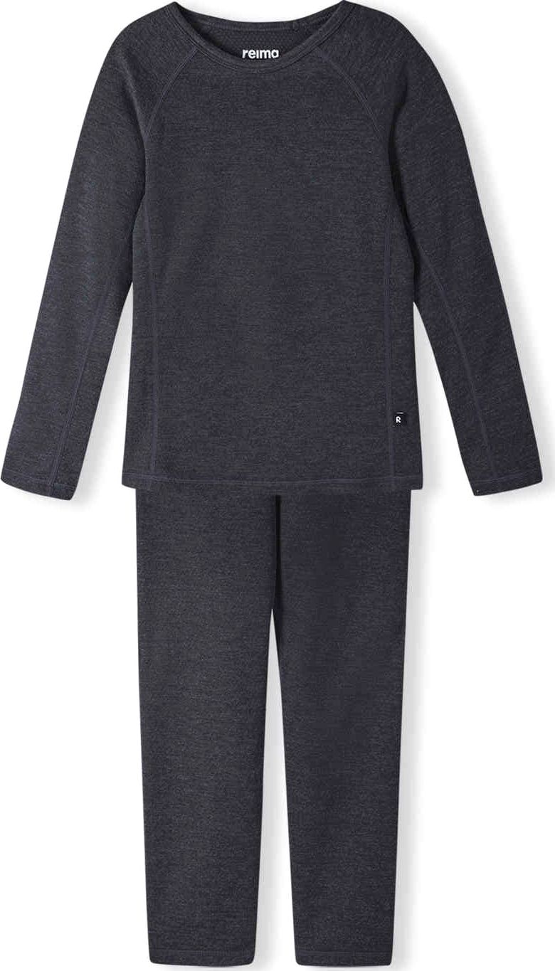 Kids' Thermal Set Lani Black melange 9510