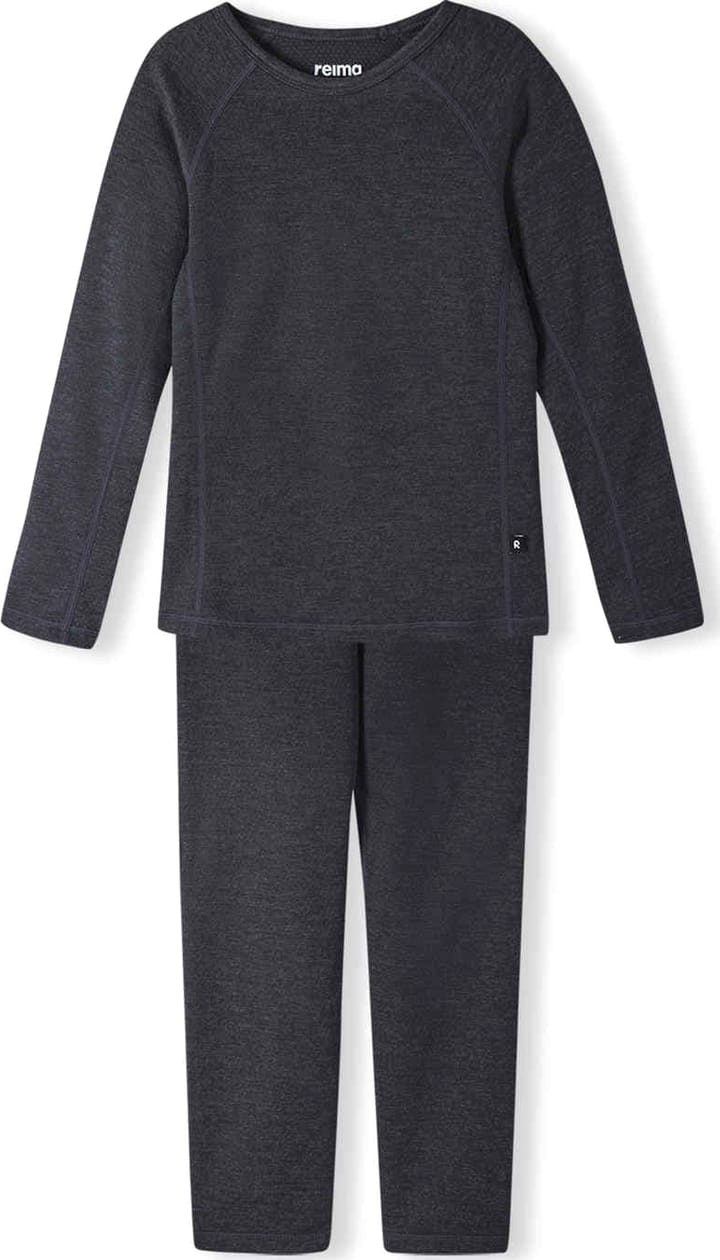 Reima Kids' Thermal Set Lani Black Melange Reima