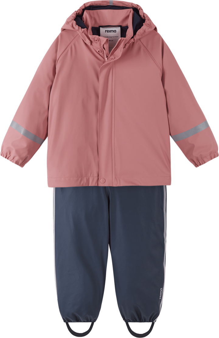 Reima Kids' Tipotella Rain Outfit Rose Blush Reima