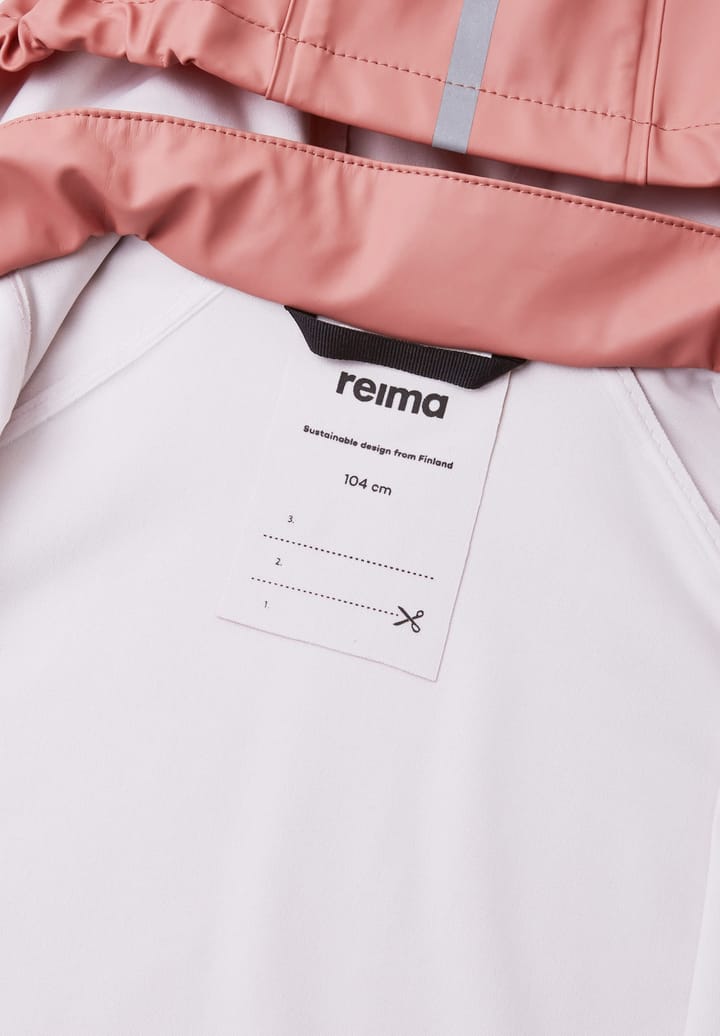 Reima Kids' Shell Raincoat Lampi Rose Blush Reima