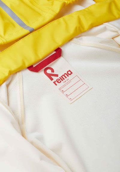 Reima Kids' Shell Raincoat Lampi Yellow Reima