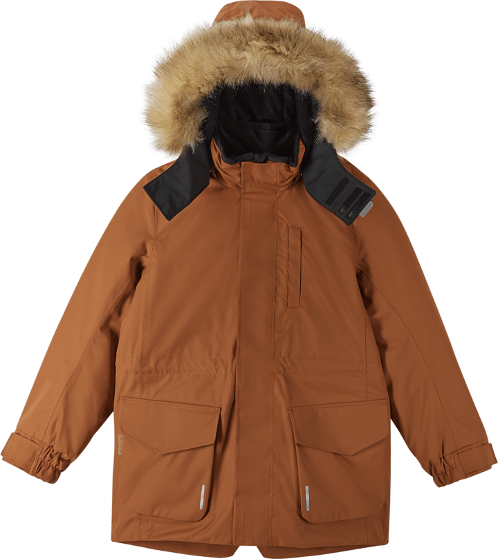 Kids' Reimatec Winter Jacket Naapuri Cinnamon brown 1490 Reima