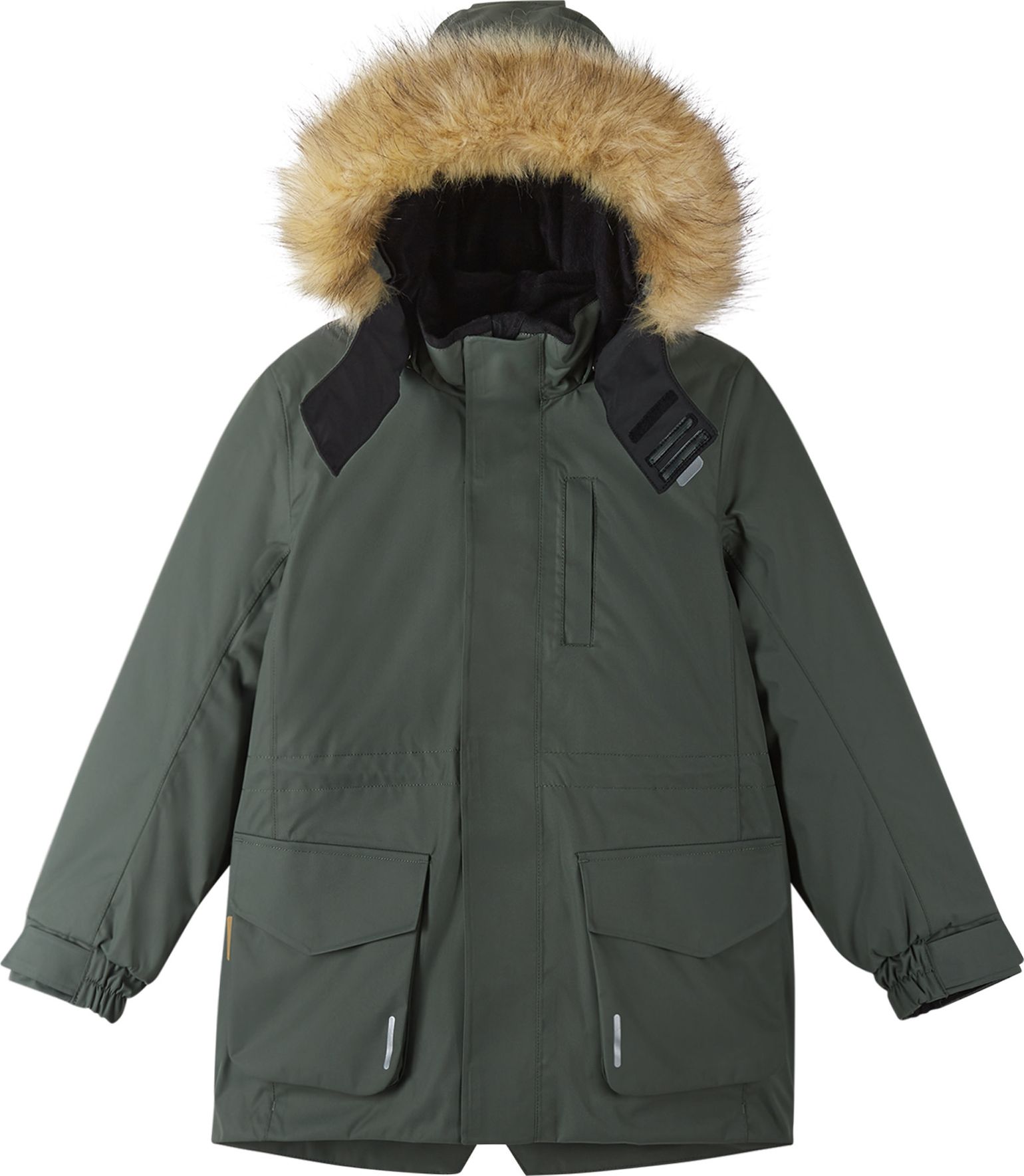 Kids' Reimatec Winter Jacket Naapuri Thyme green 8510