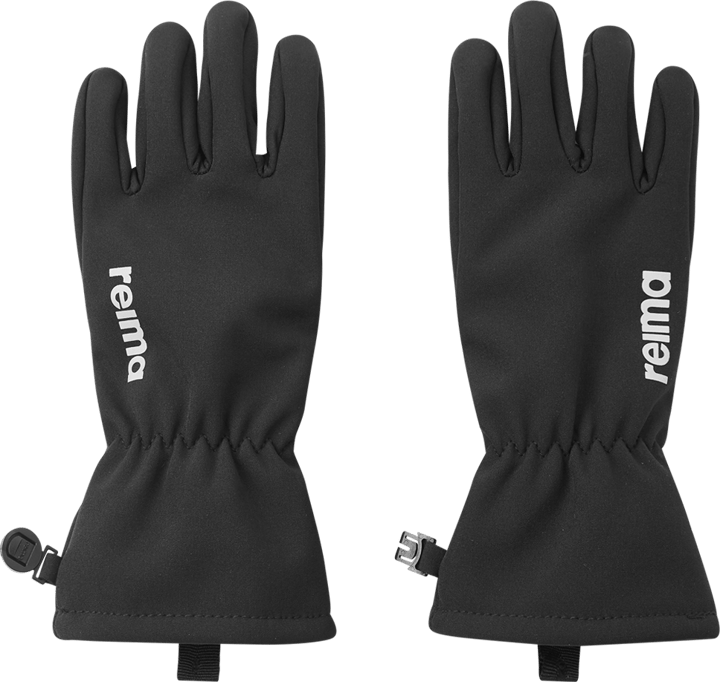 Kids' Tehden Softshell Gloves Black Reima