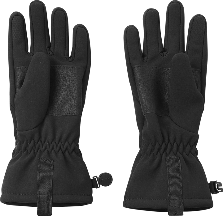 Kids' Tehden Softshell Gloves Black Reima