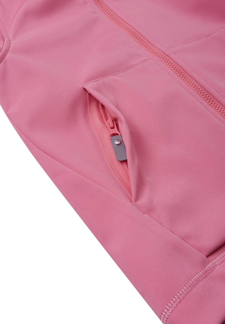 Kids' Koivula Softshell Jacket Sunset Pink Reima