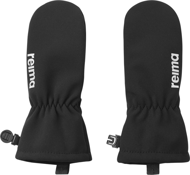 Kids' Osaten Softshell Mittens Black Reima