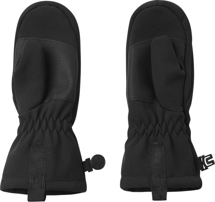 Kids' Osaten Softshell Mittens Black Reima