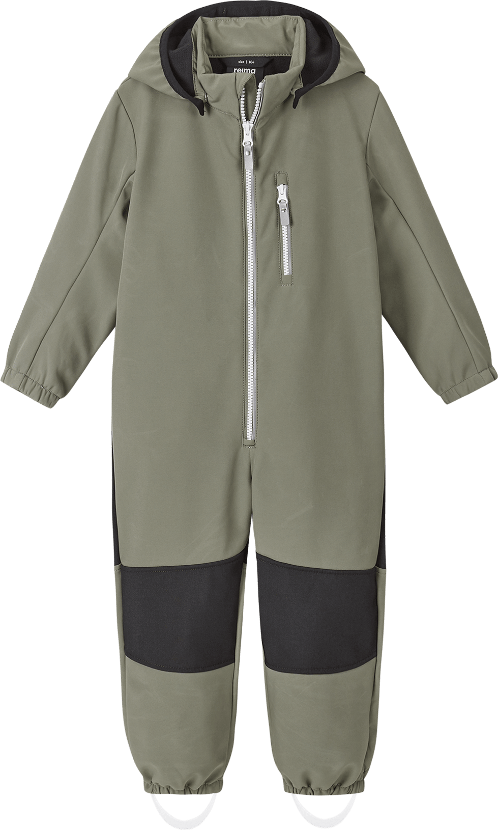 Reima Kids' Softshell Overall Nurmes Greyish Green