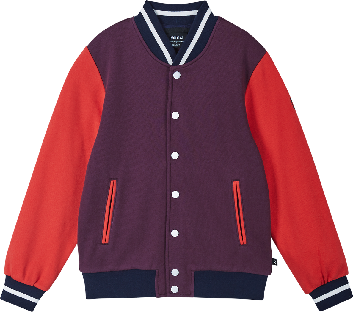 Reima Kids' Sweater Tahko Deep purple 4960 110/116 cm, Deep purple 4960