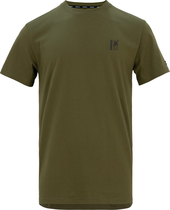 Swazi Men's Reverse Shield Tee European Olive Swazi