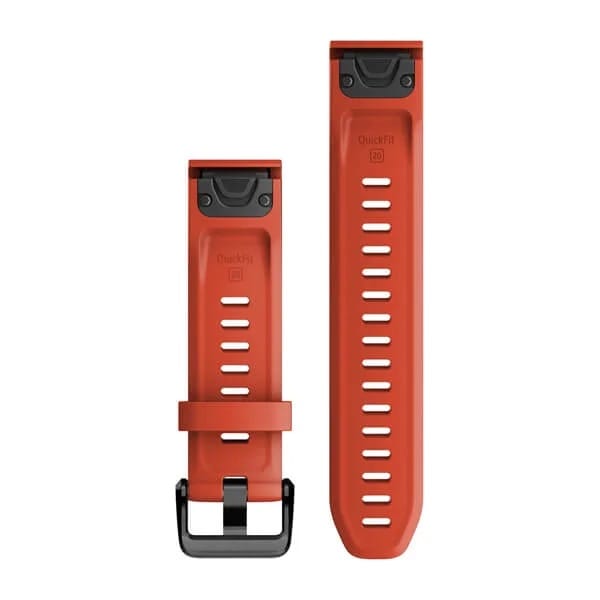 Garmin QuickFit 20-Klokkerem Silikon Flame Red Garmin Garmin QuickFit 20-Klokkerem Silikon Flame Red Garmin