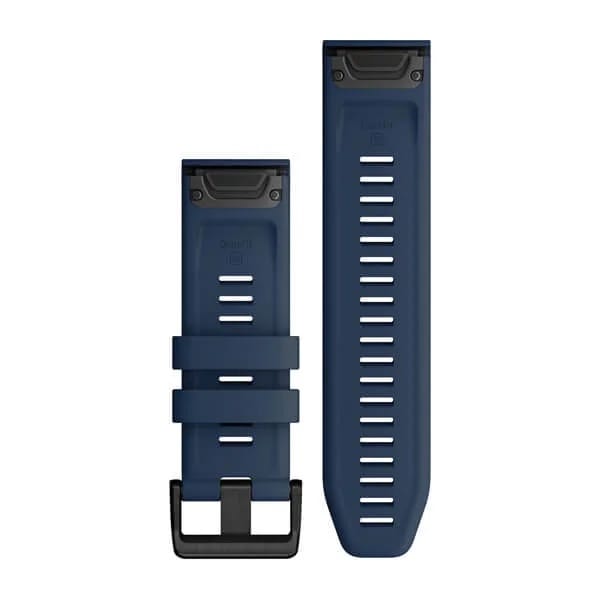 Garmin Acc,Quatix 6x 26mm Quickfit Captain Blue Silicone Band Blue Garmin Garmin Acc,Quatix 6x 26mm Quickfit Captain Blue Silicone Band Blue Garmin