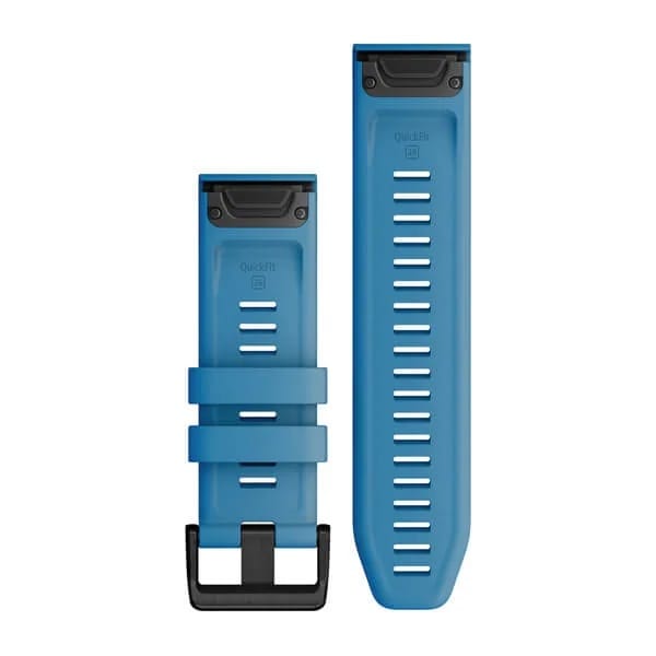 Garmin Acc,Quatix 6x 26mm Quickfit Cirrus Blue Silicone Band Blue Garmin Garmin Acc,Quatix 6x 26mm Quickfit Cirrus Blue Silicone Band Blue Garmin