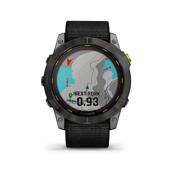 Garmin Enduro 2 Sapphire Dlc Titanium With Black Ultrafit Band Carbon Gray Garmin