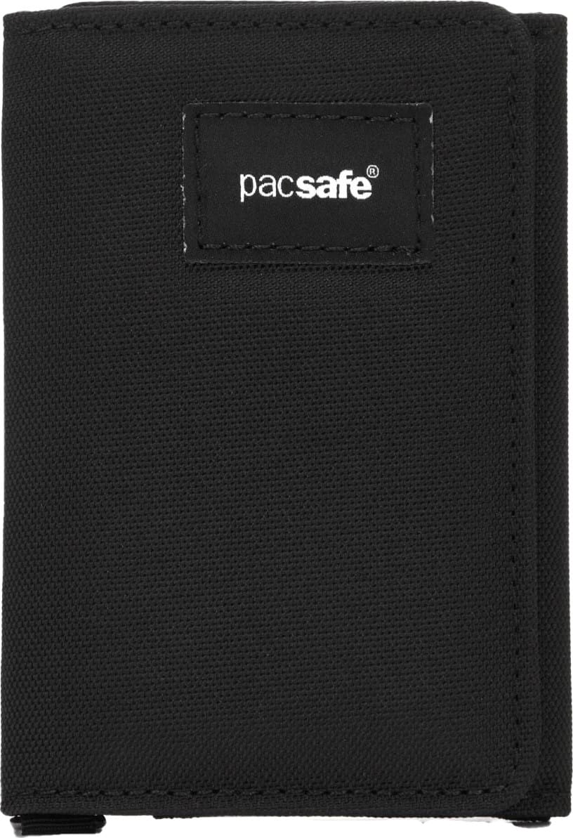 Pacsafe Rfidsafe Trifold Wallet Jet Black