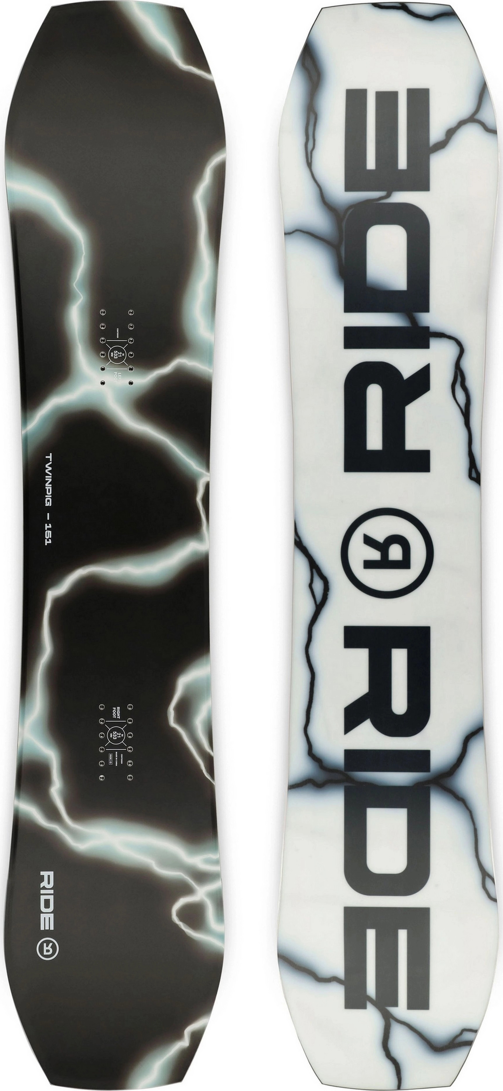 RIDE Snowboards Twinpig No Colour Snowboards 157