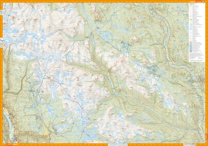 Calazo förlag Ringebu & Venabygdsfjellet 1:50 000 Hiking map Calazo förlag