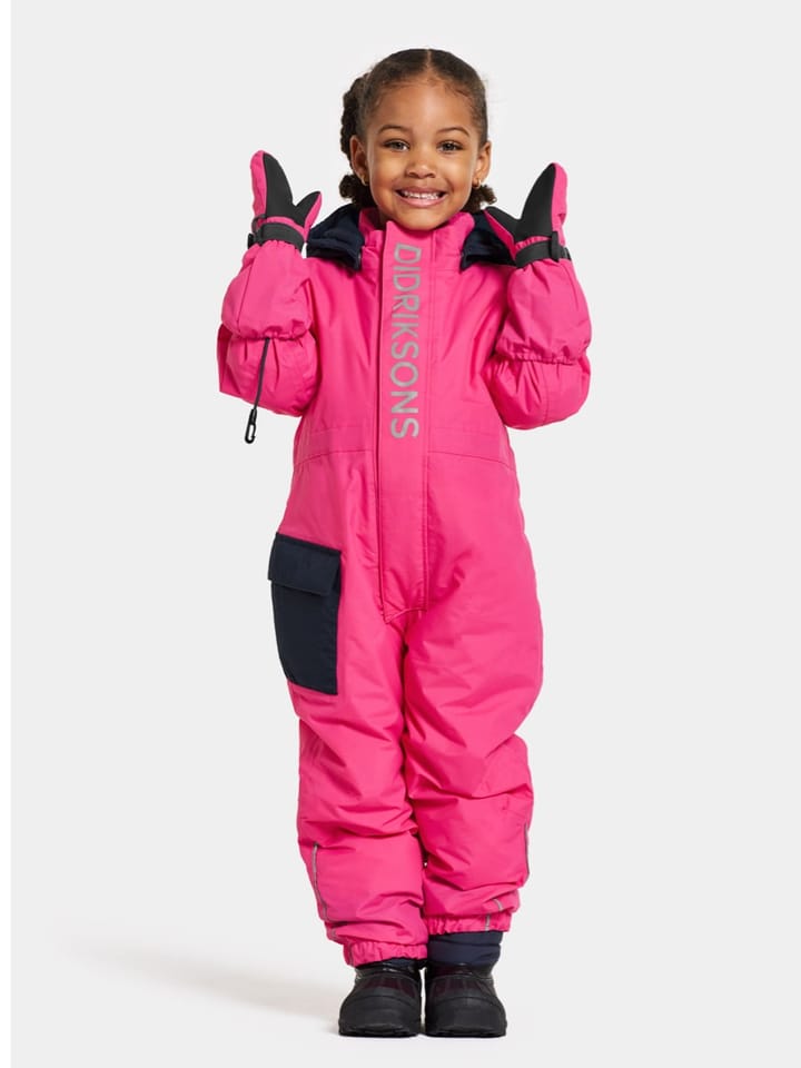 Didriksons Kids' Rio Coverall 2 True Pink Didriksons Didriksons Kids' Rio Coverall 2 True Pink Didriksons