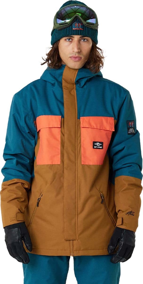 Rip Curl Men's Pinnacle 10k/10k Jacket Blue Green Rip Curl