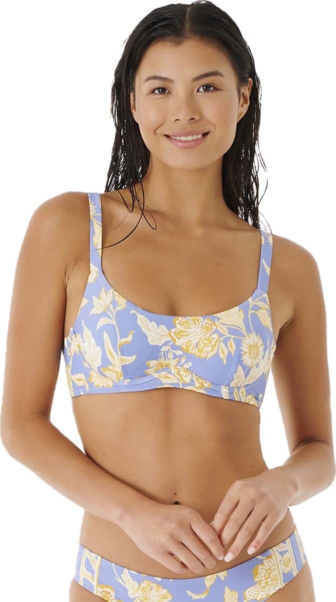 Rip Curl Women's Oceans Together D-Cup Top Blue Rip Curl