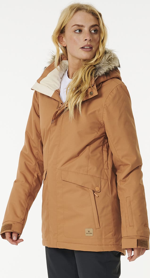 Rip Curl Women's Rider Parker Jacket Light Brown Rip Curl