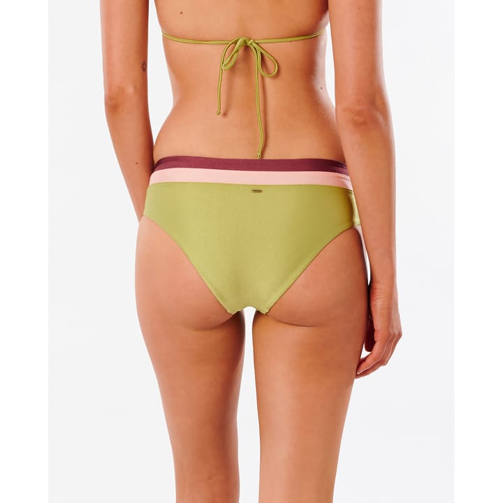 Rip Curl Women's Tallows High Waist Cheeky Bikini Pant Green Rip Curl