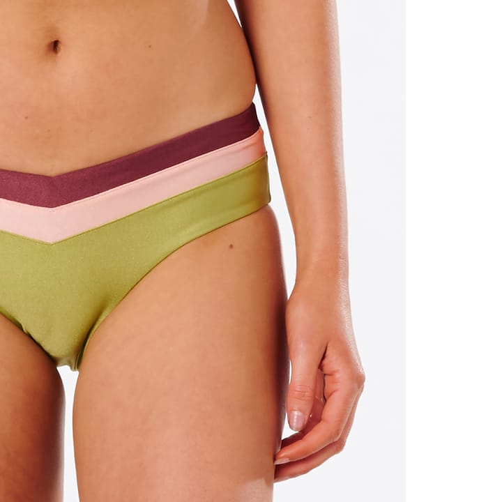 Rip Curl Women's Tallows High Waist Cheeky Bikini Pant Green Rip Curl