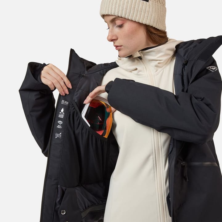 Rossignol W Rochrun Insulated Jkt Black Rossignol