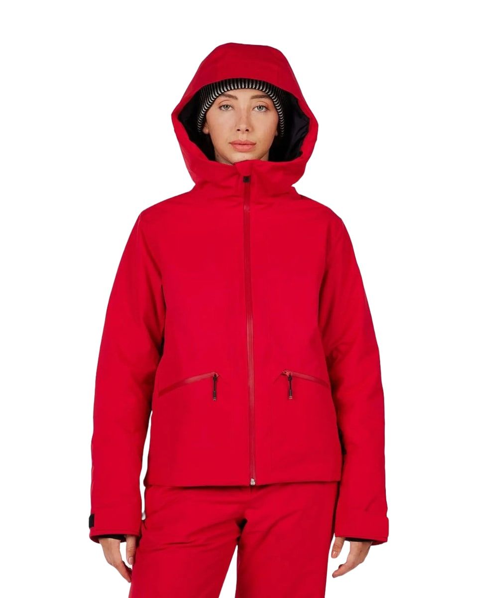 Rossignol W Rochrun Insulated Jkt Ruby Red