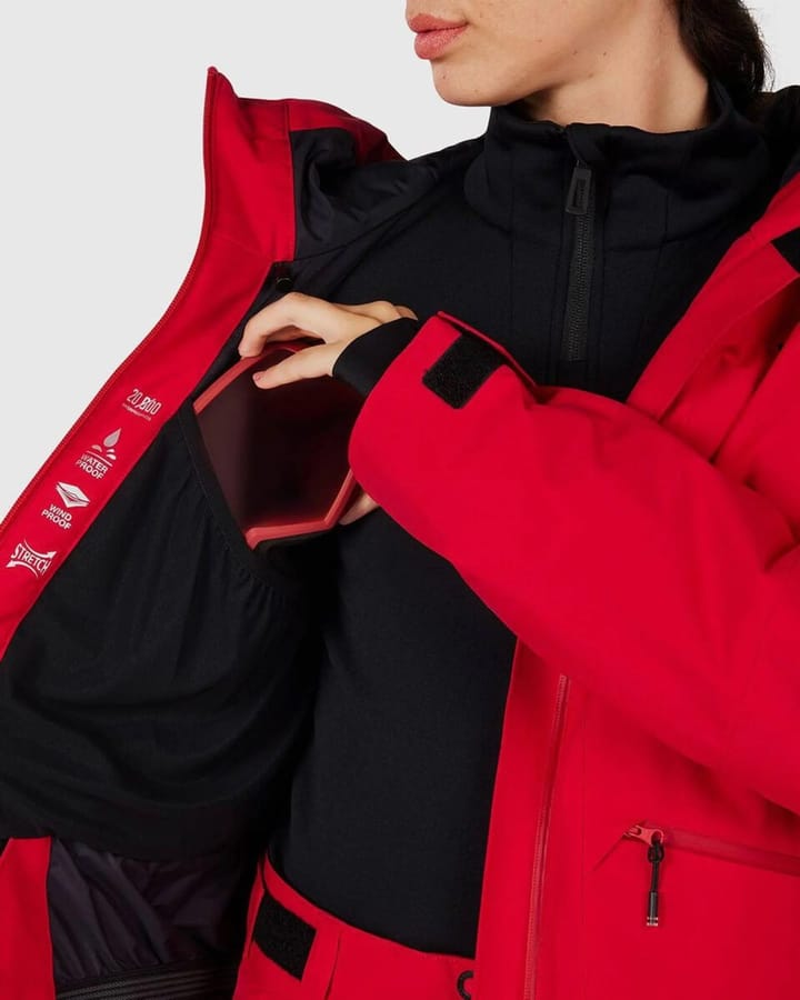Rossignol W Rochrun Insulated Jkt Ruby Red Rossignol