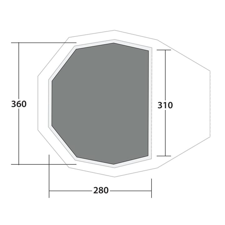 Robens Footprint Fairbanks Grande Black Robens