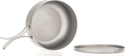 Robens Ori Titanium Pot with Plate/Lid Grey Robens