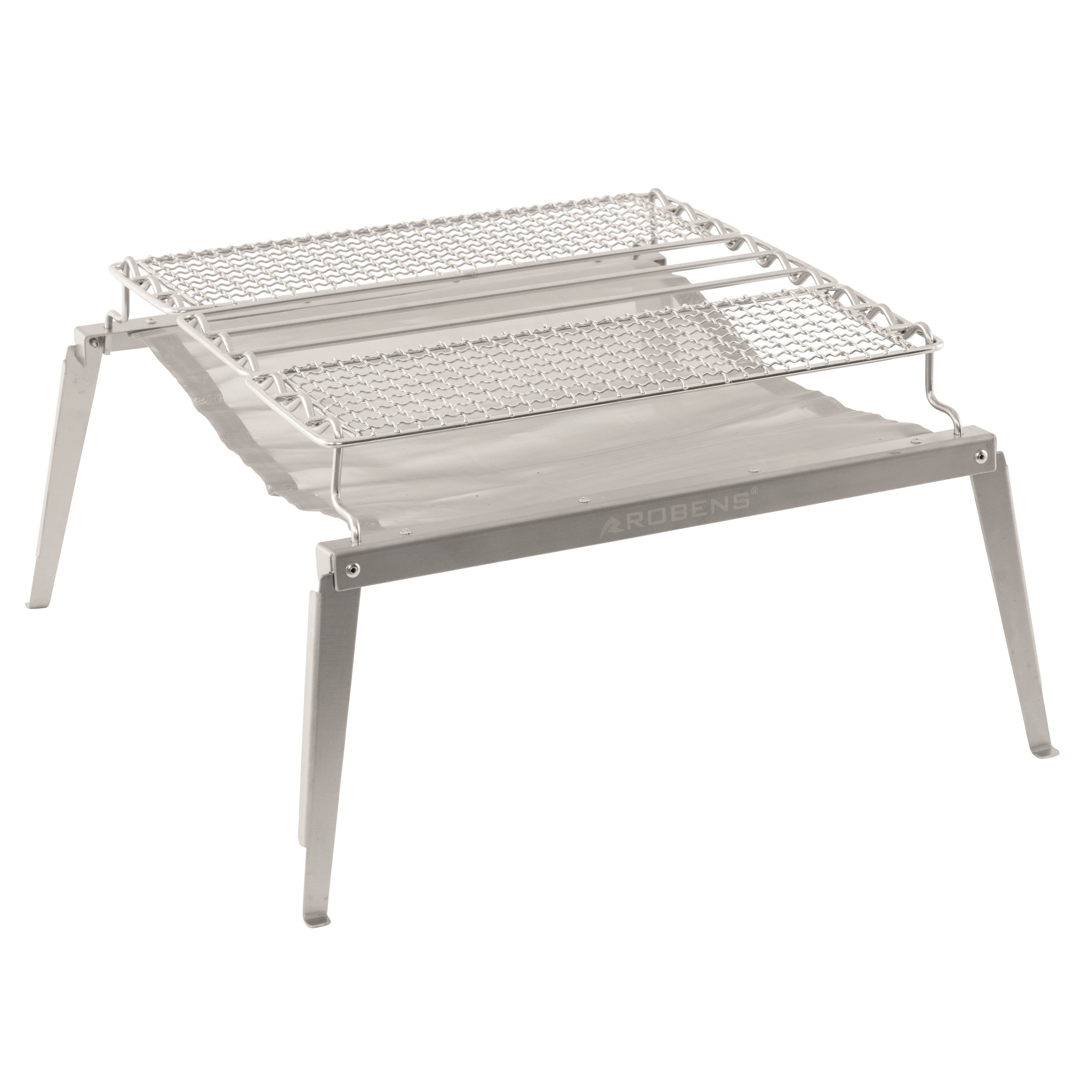 Timber Mesh Grill L Silver