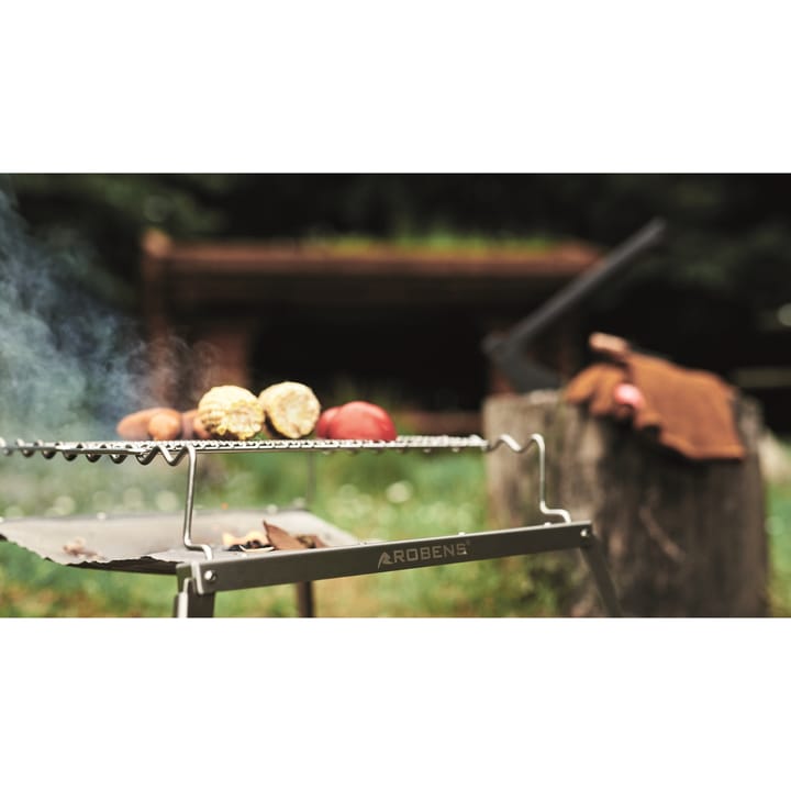 Timber Mesh Grill L Silver Robens