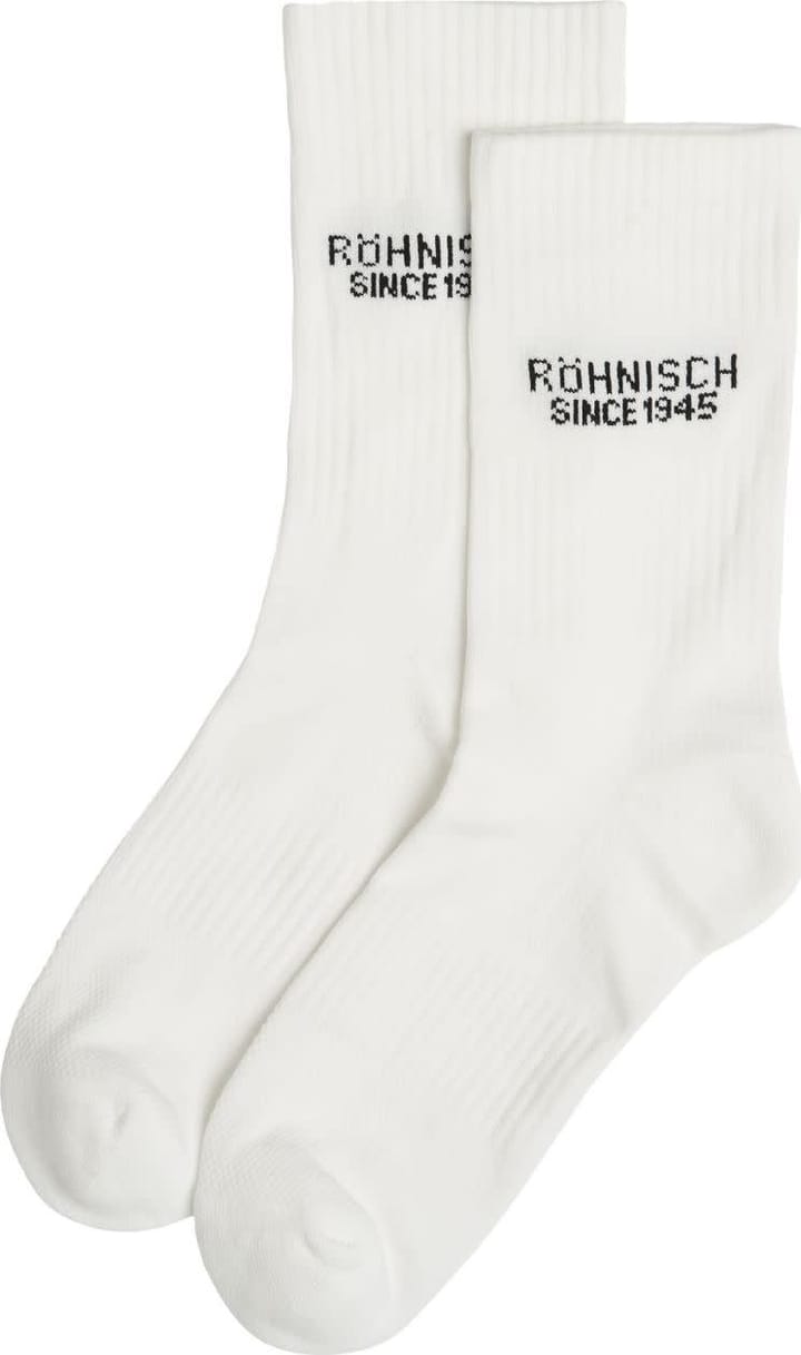 Women's 2-Pack Logo Socks White Röhnisch