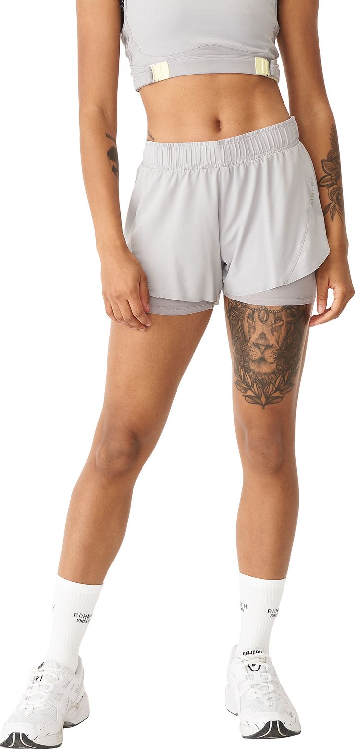 Röhnisch Women's Arena Running Shorts Alloy Röhnisch