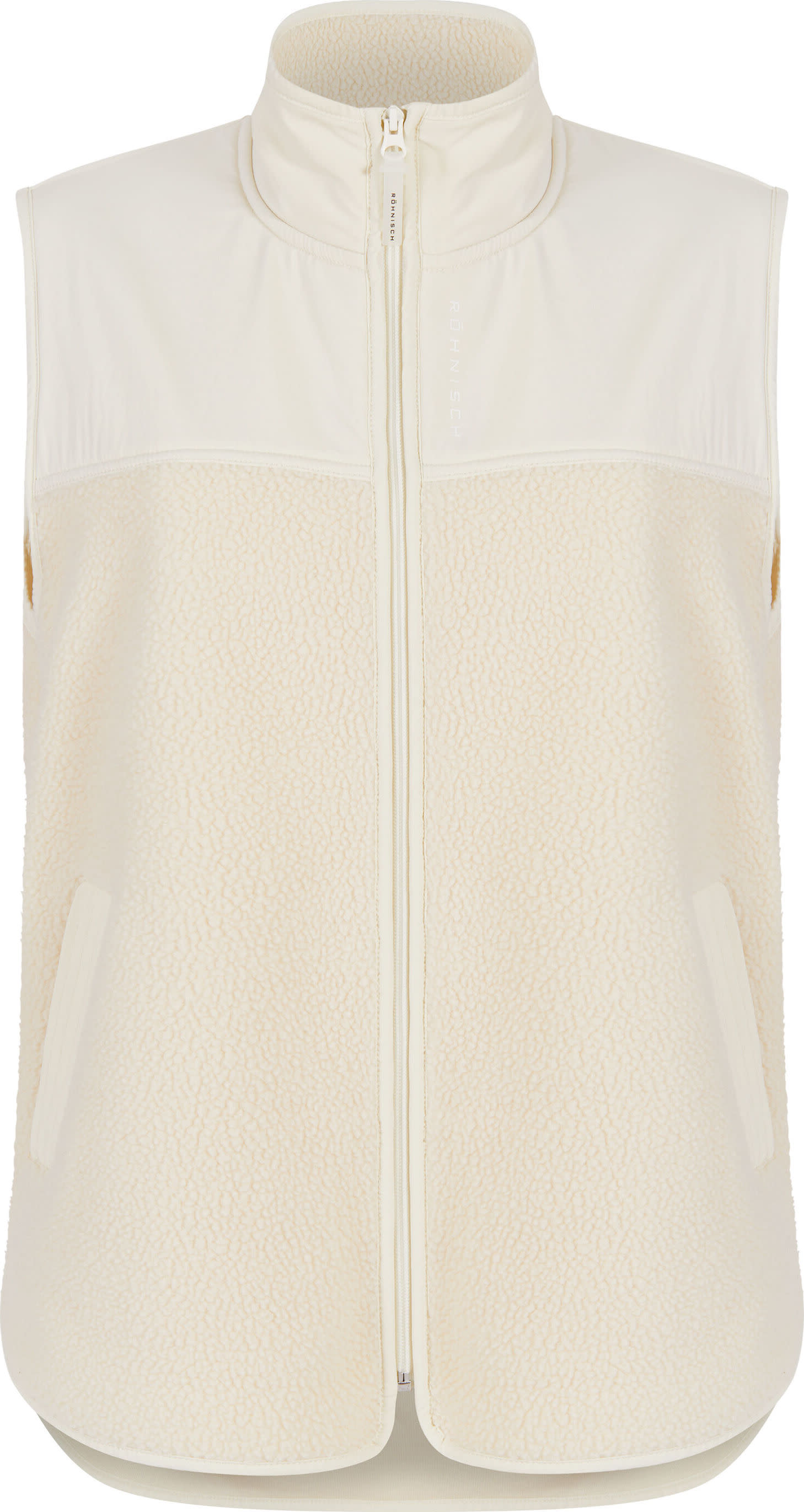 Röhnisch Women's Phoebe Pile Vest Vanilla Ice Vadderade västar XS