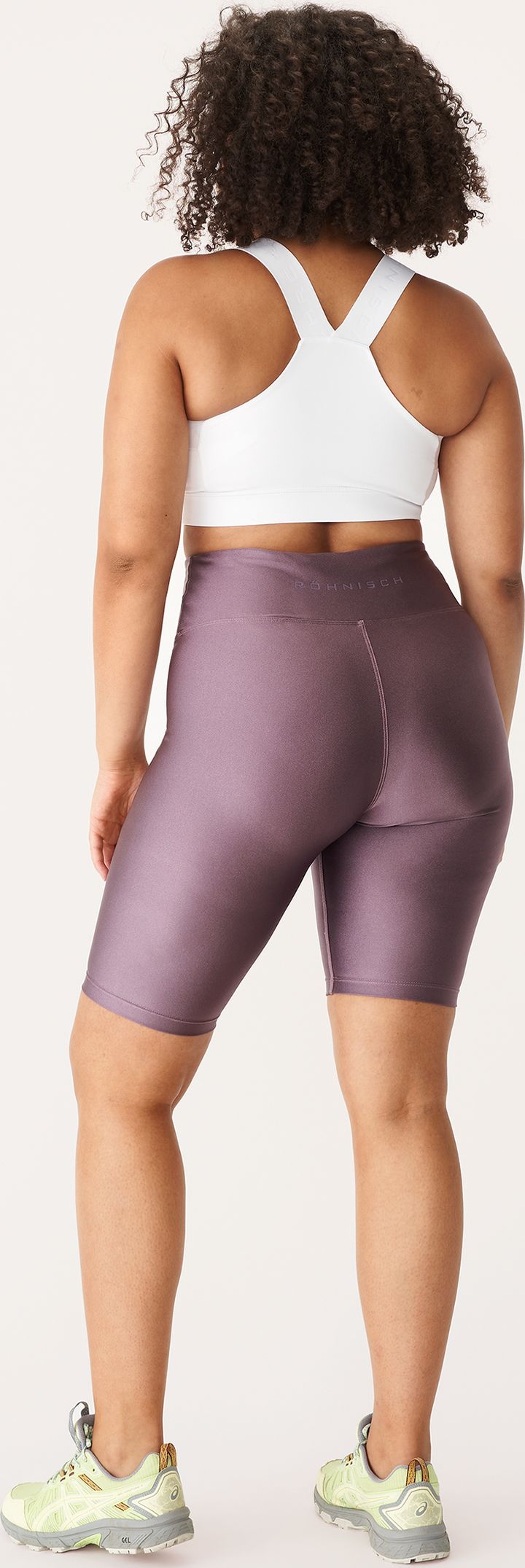 Röhnisch Women's Shiny Bike Tights Black Plum Röhnisch Röhnisch Women's Shiny Bike Tights Black Plum Röhnisch