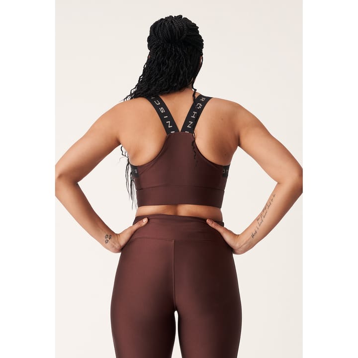 Röhnisch Shiny Kay Sports Bra Bitter Brown Röhnisch