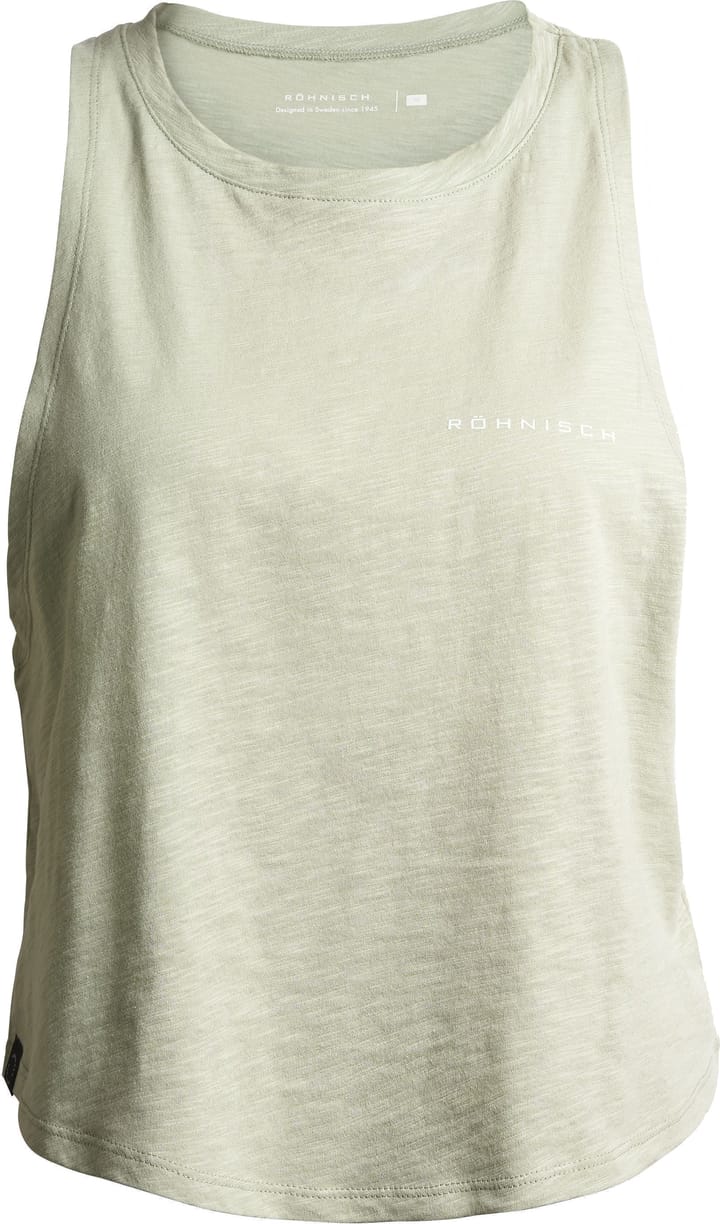 Röhnisch Women's Slub Loose Singlet Desert Sage Röhnisch